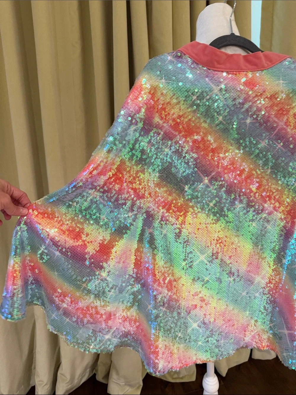Ratatam - Kids Rainbow Sequin Fairy Cape Costume